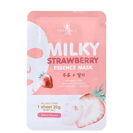 Milky Strawberry Sheet Mask Nicci Skin Care