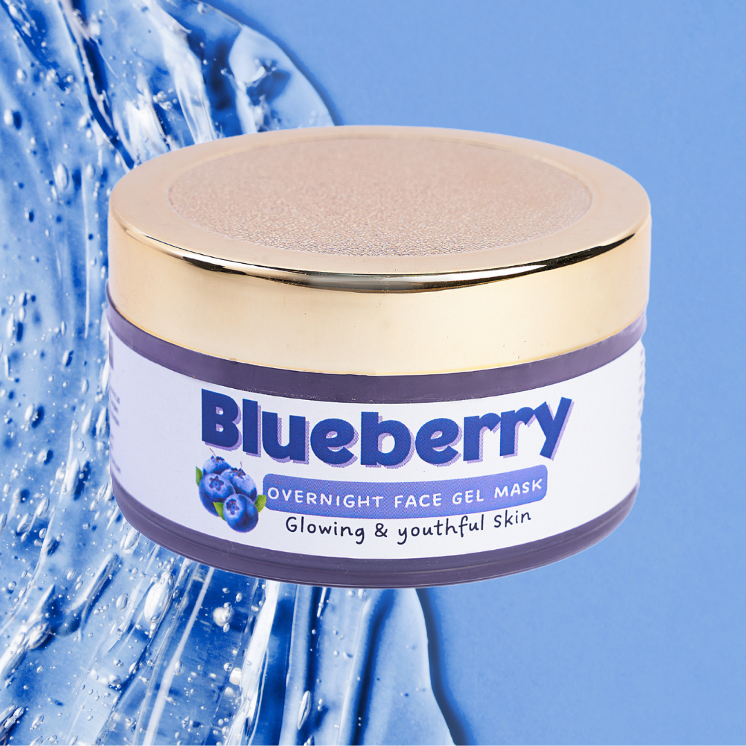 Blueberry Overnight Face Gel Mask Nici Skin Care