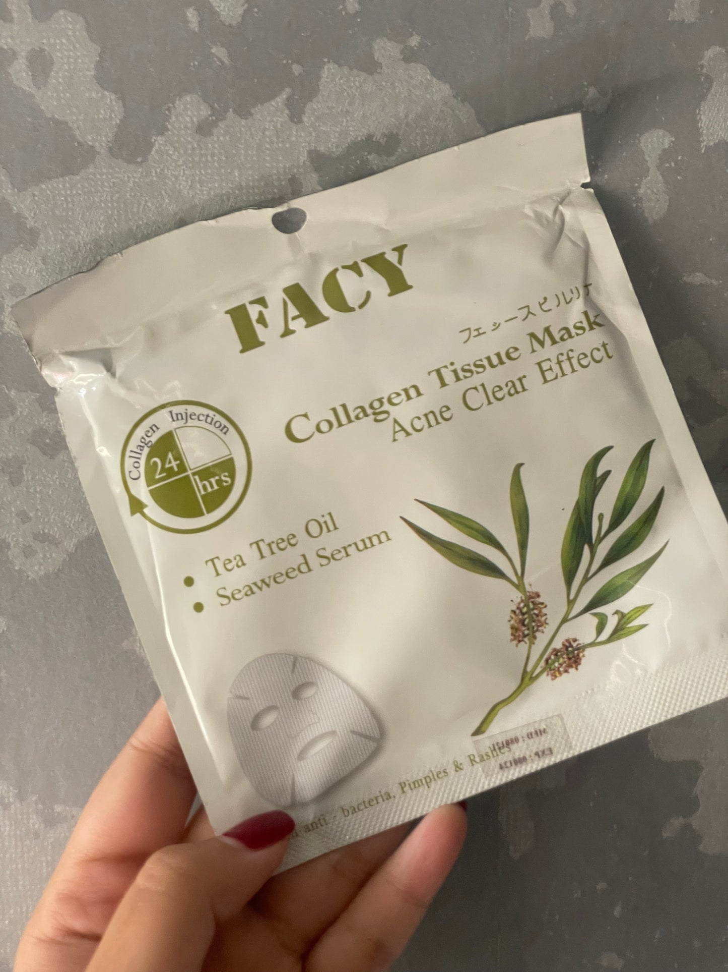 Collagen Tissue Mask -Acne Clear Effect Nicci Skin Care