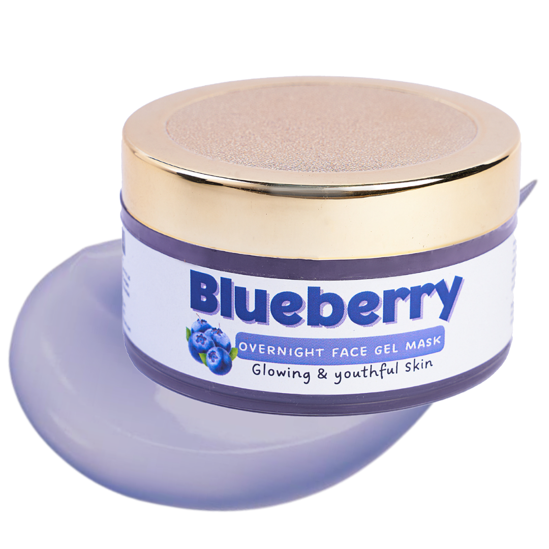 Blueberry Overnight Face Gel Mask Nici Skin Care