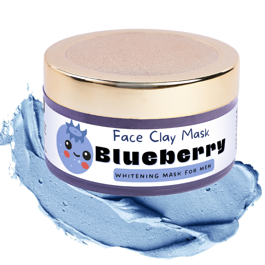 Blueberry Clay Whitening Mask for Men Nici Skin Care