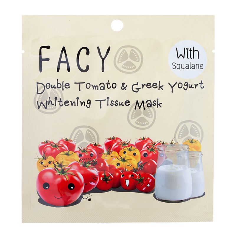 Double Tomato Greek Yogurt Whitening Tissue Mask Sheet Nicci