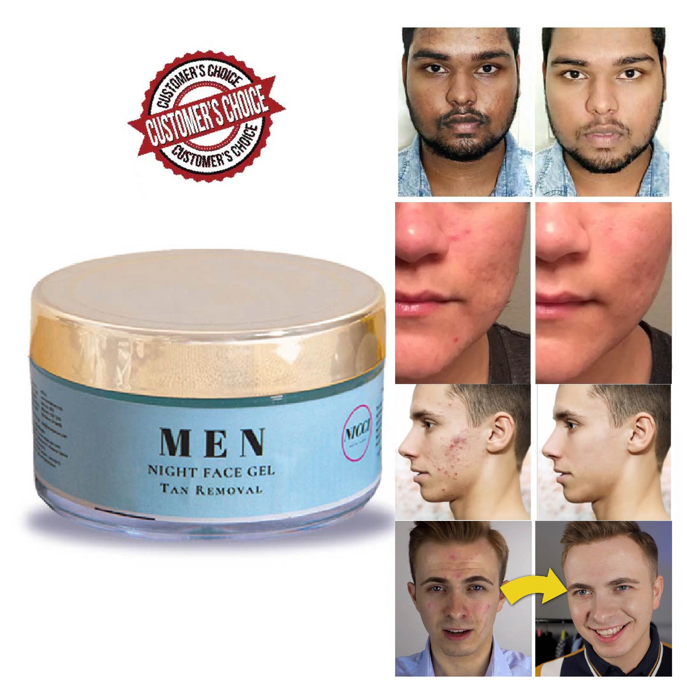 Men s Night Gel Best Men Skin Whitening Cream For Face Fairness