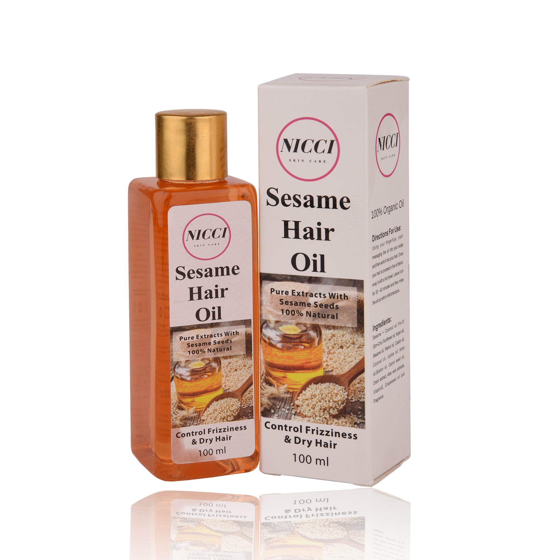 Sesame Seed Hair Oil Nicci Skin Care