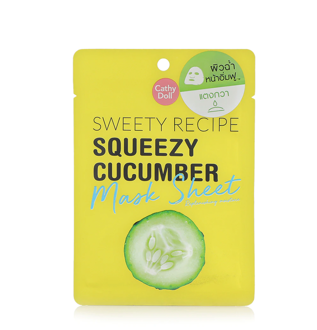 Squeezey Cucumber Mask Sheet Nicci Skin Care
