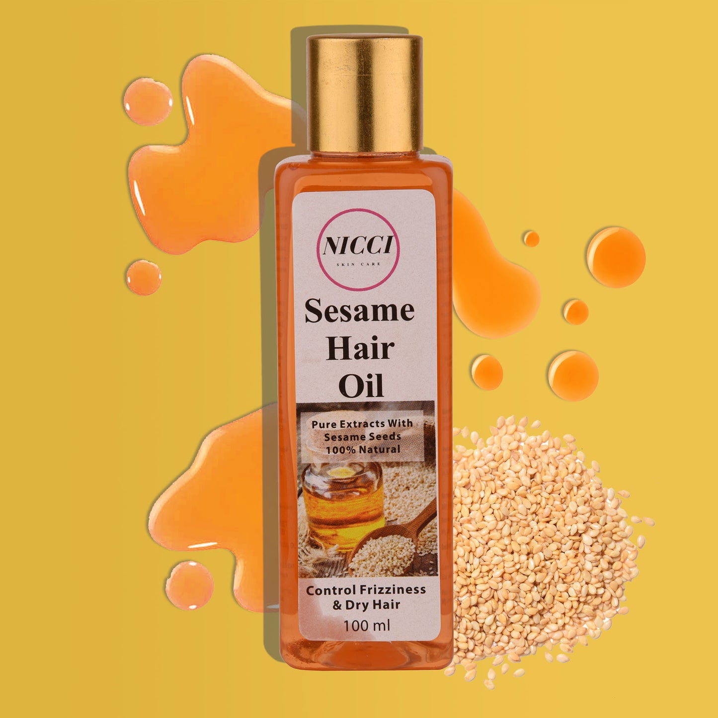 Sesame Seed Hair Oil Nicci Skin Care